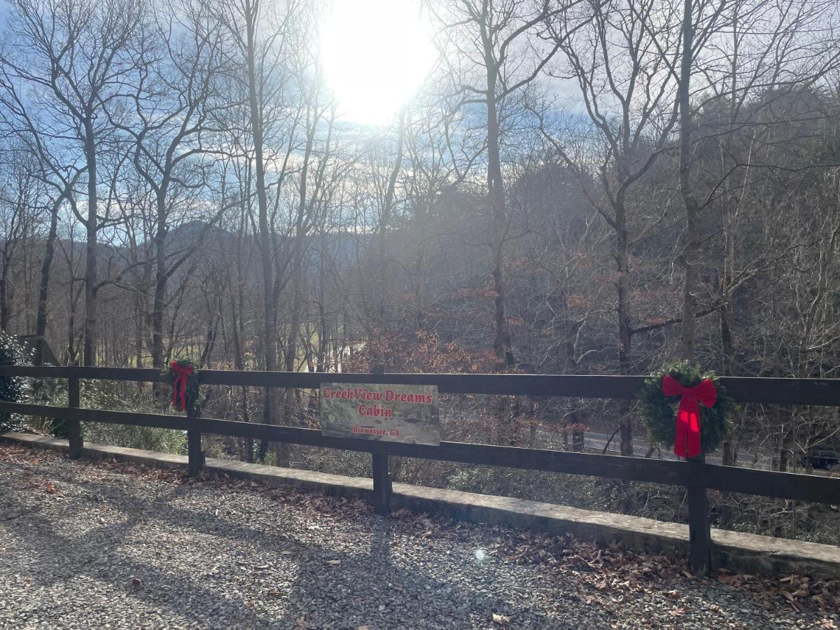 Cozy Creekfront Family Cabin-Pet Friendly -Gamerm-Hot Tub Hiawassee Eksteriør bilde