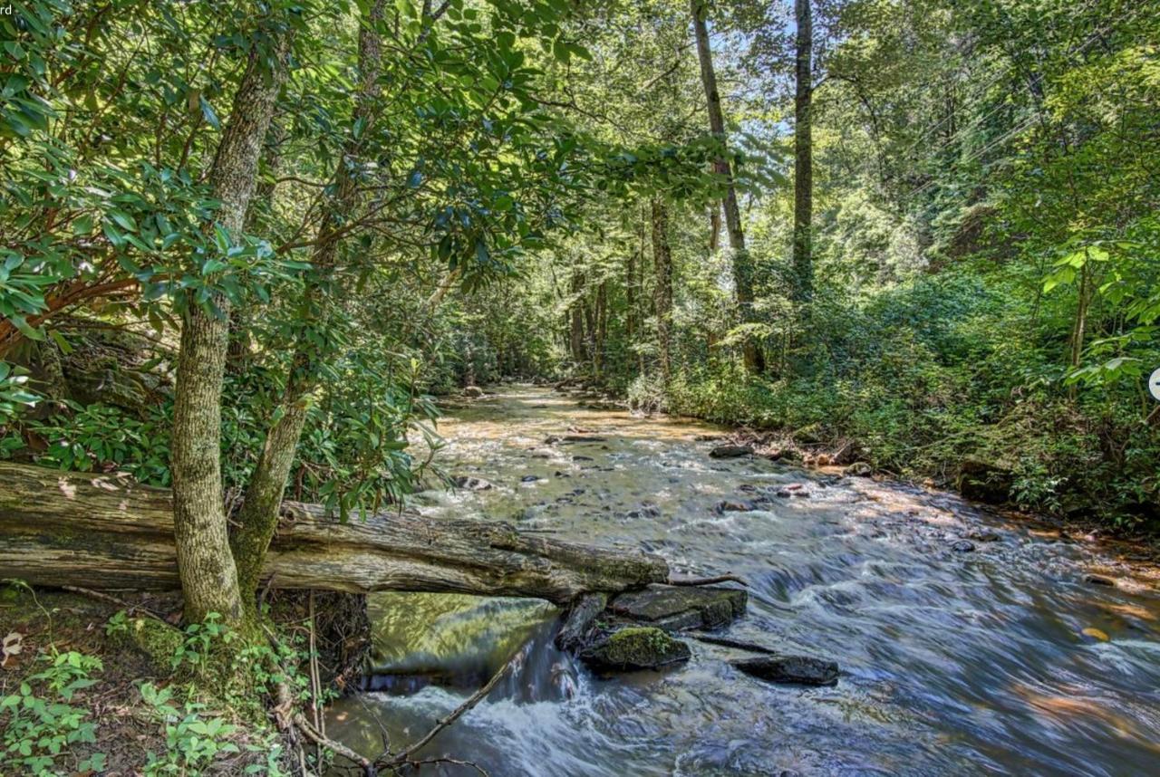 Cozy Creekfront Family Cabin-Pet Friendly -Gamerm-Hot Tub Hiawassee Eksteriør bilde